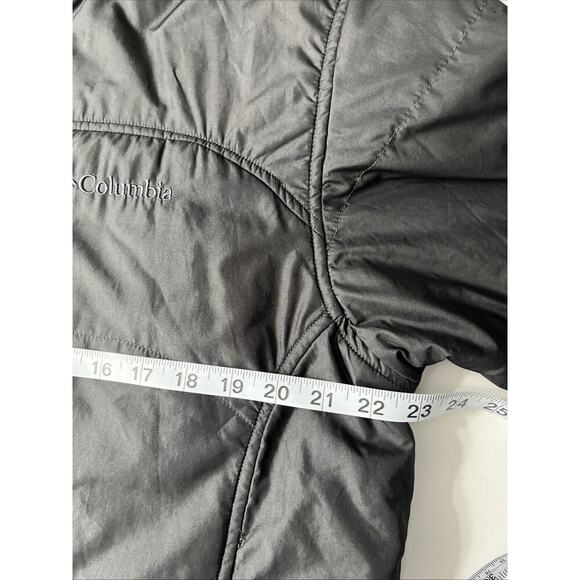 Columbia Jacket Mens Interchange Full Zip Omni-Shield Sz L Black Lightweight - Picture 12 of 13